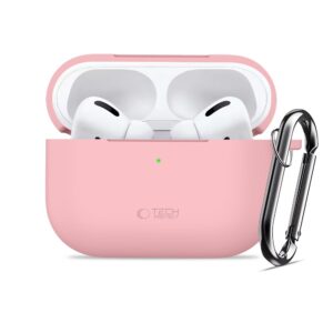 Tech-Protect Silicone Hook dėklas skirtas AirPods Pro - rožinės spalvos - Image 3