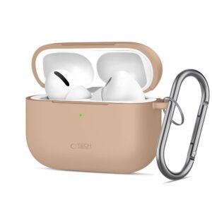 Tech-Protect Silicone Hook dėklas skirtas AirPods Pro - Beige