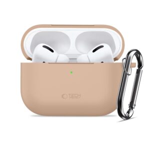 Tech-Protect Silicone Hook dėklas skirtas AirPods Pro - Beige - Image 3