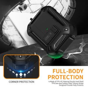 Tech-Protect Carbonox MagSafe dėklas skirtas AirPods Pro - juodos spalvos - Image 6