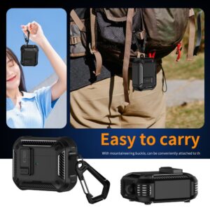 Tech-Protect Carbonox MagSafe dėklas skirtas AirPods Pro - juodos spalvos - Image 8