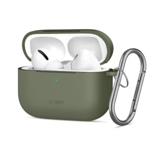 Tech-Protect Silicone Hook dėklas skirtas AirPods Pro - Olive