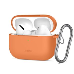 Tech-Protect Silicone Hook dėklas skirtas AirPods Pro - oranžinės spalvos