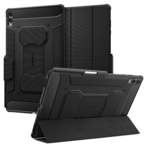Spigen Rugged Armor "Pro" dėklas skirtas Samsung Galaxy Tab S11 Ultra 14.6 - juodos spalvos