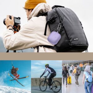 Tech-Protect Silicone Hook dėklas skirtas Samsung Galaxy Buds 3 / 3 FE / 3 Pro - violetinės spalvos - Image 6