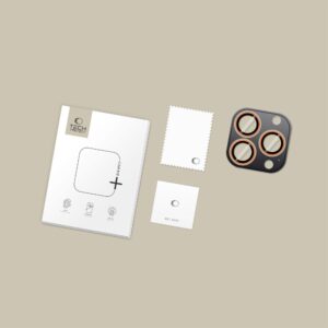 Tech-Protect Camring Fit+ kameros apsauga skirtas Apple iPhone 14 Pro / Max / 15 Pro / Max / 16 Pro / Max / 17 Pro / Max - Orange - Image 4