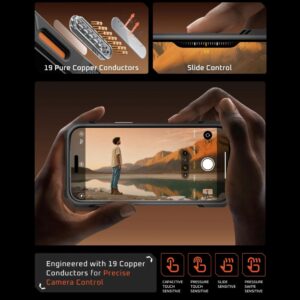 Supcase UB Grip Mag MagSafe dėklas skirtas Apple iPhone 17 Pro Max - oranžinės spalvos-pilkos spalvos - Image 5