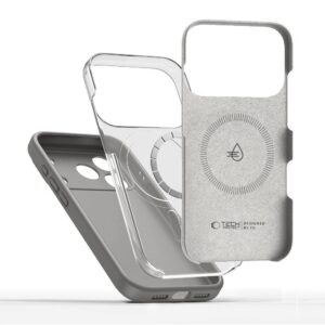 Tech-Protect Silicone MagSafe dėklas skirtas Apple iPhone 17 Pro Max - pilkos spalvos - Image 2