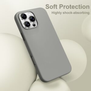 Tech-Protect Silicone MagSafe dėklas skirtas Apple iPhone 17 Pro Max - pilkos spalvos - Image 3