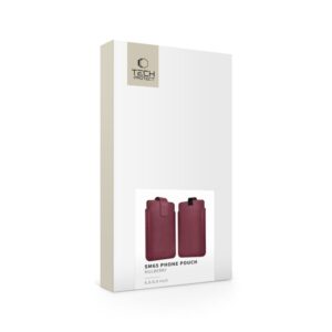 Tech-Protect SM65 dėklas skirtas 6.0-6.9" smartphones - burgundy - Image 6