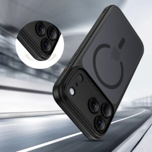 Tech-Protect Magpeak Magsafe CC dėklas skirtas Apple iPhone 17 Pro - Matte juodos spalvos - Image 5