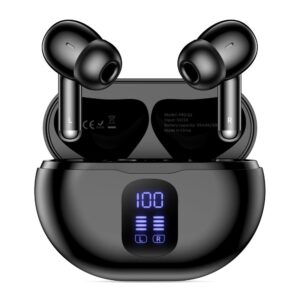 Tech-Protect UltraBoost TWS Pro G2 ausinės - juodos spalvos - Image 2