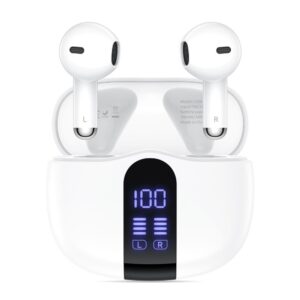 Tech-Protect UltraBoost TWS Core G2 ausinės - baltos spalvos - Image 2