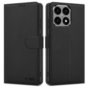 Xiaomi 15T Tech-Protect Wallet Case - juodos spalvos