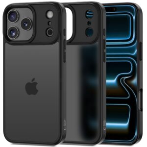 Tech-Protect MagMat dėklas skirtas Apple iPhone 17 Pro Max - Matte juodos spalvos