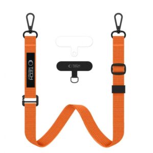 Tech-Protect C6S Rope Crossbody Leash - oranžinės spalvos