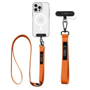 Tech-Protect C6S Rope Crossbody Leash - oranžinės spalvos - Image 2