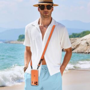 Tech-Protect C6S Rope Crossbody Leash - oranžinės spalvos - Image 6