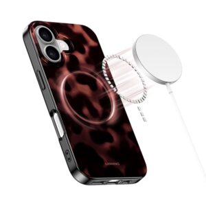 Tech-Protect Lamano MagSafe dėklas skirtas Apple iPhone 16 - juodos spalvos ir raudonos spalvos - Image 2