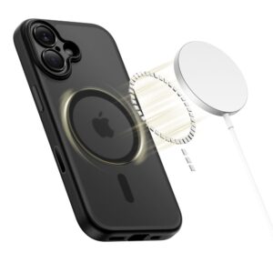 Tech-Protect Magpeak Magsafe CC dėklas skirtas Apple iPhone 17 - Matte juodos spalvos - Image 2