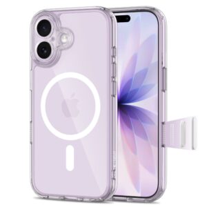 Tech-Protect Magpeak Magsafe CC dėklas skirtas Apple iPhone 17 - Clear
