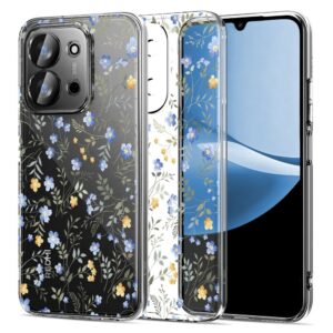 Tech-Protect FlexAir dėklas skirtas Xiaomi Redmi 15C 173mm / Poco 85C 173mm - Daisies with Leaves