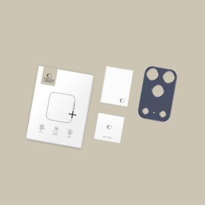 Tech-Protect Camalloy Fit+ kameros apsauga skirtas Apple iPhone 17 Pro Max - Navy Blue - Image 5