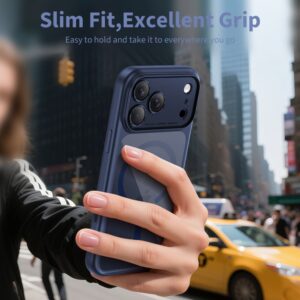 Tech-Protect Magpeak Magsafe CC dėklas skirtas Apple iPhone 17 Pro - Clear mėlynos spalvos - Image 5