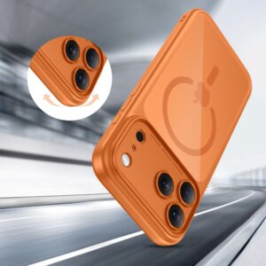 Tech-Protect Magpeak Magsafe CC dėklas skirtas Apple iPhone 17 Pro - skaidrus oranžinės spalvos - Image 6
