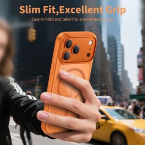 Tech-Protect Magpeak Magsafe CC dėklas skirtas Apple iPhone 17 Pro Max - skaidrus oranžinės spalvos - Image 5