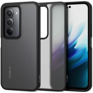 Tech-Protect MagMat dėklas skirtas Xiaomi Redmi 15 4G / 5G - matte juodos spalvos