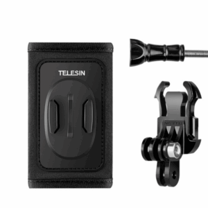 Telesin backpack strap mount with J-hook mount for GoPro/Osmo Action (GP-BPM-003)