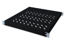 DIGITUS 19" Cabinet shelf, 1U, 500-780mm, color black (RAL 9005), DN-97647