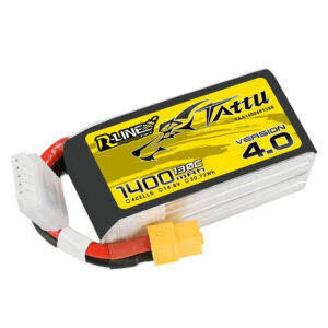 Battery Tattu R-Line 4.0 1400mAh 14.8V 130C 4S1P XT60 - Image 3