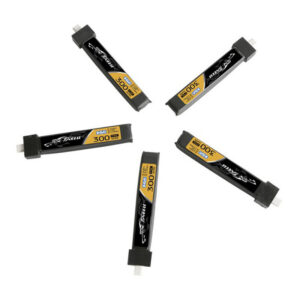 Tattu LiPo 300mAh 3.8V 75C 1S1P HV BT2.0.5 battery (5pcs) - Image 2