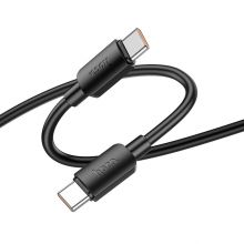 PTC HOCO Cable USB Type-C to Type-C, 6A, 100W, black, 1.0m,  X96