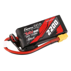 GensAce G-Tech LiPo 2200mAh 7.4V 60C 2S1P XT60 Battery - Image 2