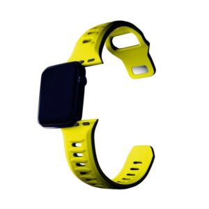 3MK Silicone Watch Strap yellow for Apple Watch 42/44/45/49mm - Image 10
