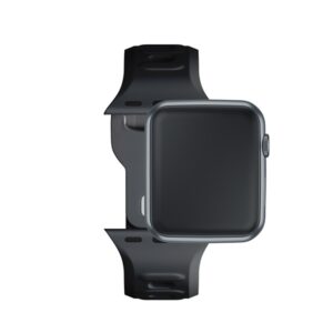 3MK Silicone Watch Strap black for Apple Watch 42/44/45/49mm - Image 9
