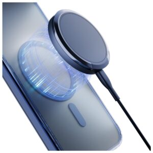 Dėklas 3MK Frosty MagCase skirtas Apple iPhone 17 Pro Max mėlynos spalvos - Image 7