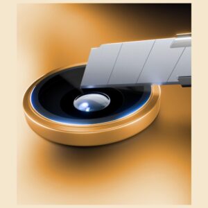 Telefono kameros apsauga 3MK HARDY Lens Protection Pro skirta Apple iPhone 17 Pro / 17 Pro Max orange - Image 6