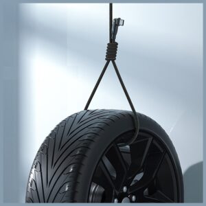 Kabelis 3MK Hyper Cable N-SERIES USB-C į USB-C 2m 20V/3A 60W obrotowy juodos spalvos - Image 2