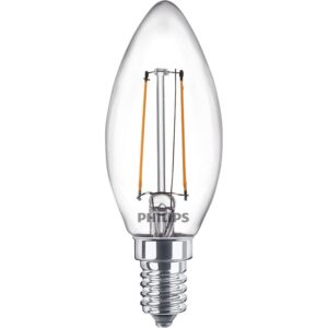 LED lemputė PHILIPS, B35, E14, 2 W, 250 lm, 2700 K