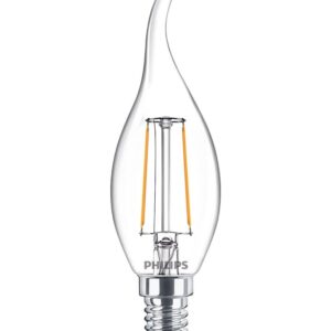 LED lemputė PHILIPS, B35, E14, 2 W, 250 lm, 2700 K