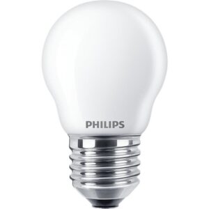 LED lemputė PHILIPS, P45, E27, 4,3 W, 470 lm, 2700 K