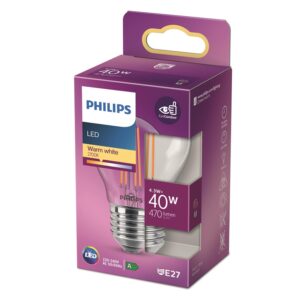 LED lemputė PHILIPS, P45, E27, 4,3 W, 470 lm, 2700 K - Image 2