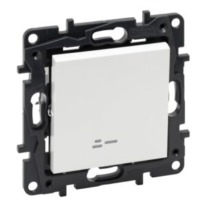 Jungiklis LEGRAND NILOE STEP, baltos spalvos