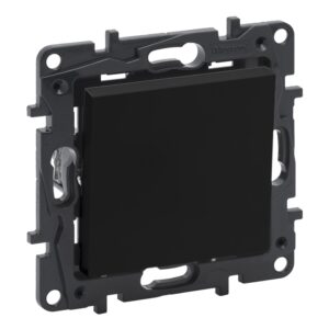 Perjungiklis LEGRAND NILOE STEP, juodos spalvos