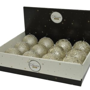 Plastikinis eglutės žaisliukas DECORIS 457797, 10 cm - Image 3