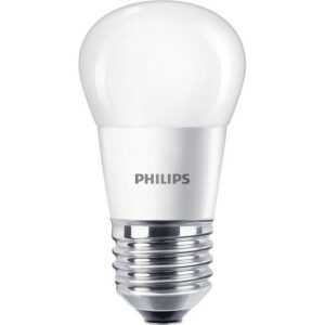 LED lemputė PHILIPS, P45, E27, 5 W, 450 lm, 2700 K